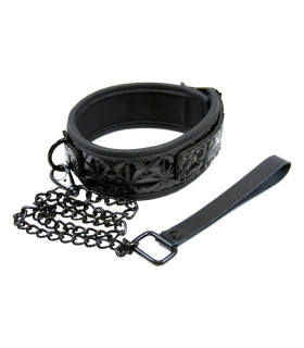 Ошейник с поводком NS Novelties Sinful, черный, 43.2 см - No Taboo