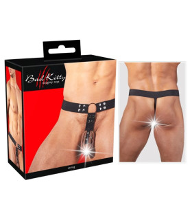 Стринги мужские с кольцами Bad Kitty M/L - No Taboo