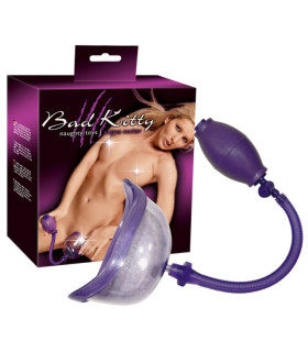 Вакуумная вагинальная помпа Bad Kitty Vagina Sucker, фиолетовая - No Taboo