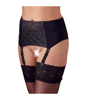 Пояс для чулок Cottelli Collection Jarretelgordel, черный, XXL - No Taboo