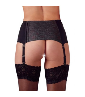 Пояс для чулок Cottelli Collection Jarretelgordel, черный, XXL - No Taboo