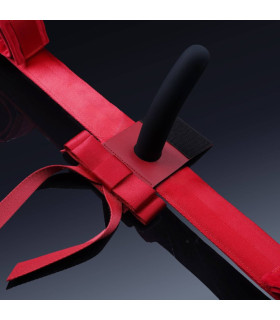 Монтажный аксессуар UPKO Bowknot для фаллоимитатора на распорку, красный - No Taboo