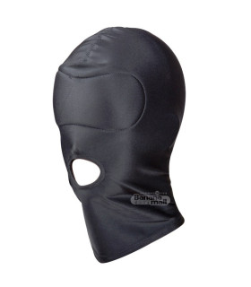 Маска на всю голову Roomfun с закрытыми глазами и вырезом для рта, черная - No Taboo