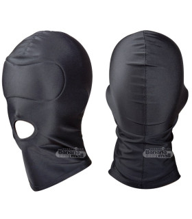 Маска на всю голову Roomfun с закрытыми глазами и вырезом для рта, черная - No Taboo