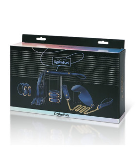 Набор БДСМ Roomfun 6 предметов, синий - No Taboo