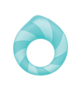 Эрекционное виброкольцо Univibe Marshmallow Sense Ring голубое, 7.4 х 6.7 см - No Taboo