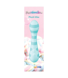 Минивибратор Univibe Marshmallow Plush Vibe голубой, 14.7 х 3.8 см - No Taboo