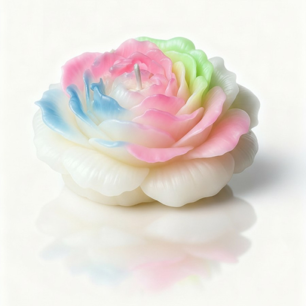 Свеча пион люминесцентная GlowKink 65 г, низкотемпературная, L, для БДСМ, разноцветная (341328), zoom