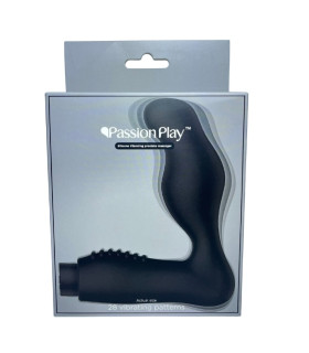 Вибромассажер простаты Passion Play 7 режимов вибрации, черный, 10.5 х 4.1 см - No Taboo