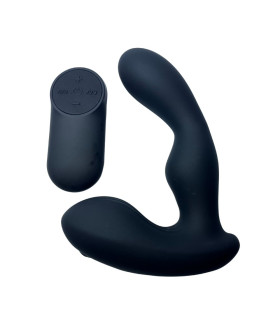 Вибромассажер простаты Passion Play с пультом, черный, 13.2 х 9.5 см - No Taboo