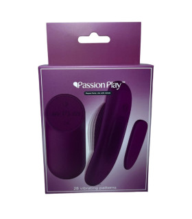Вибратор в трусики Passion Play с пультом, фиолетовый, 9 х 2.5 см - No Taboo