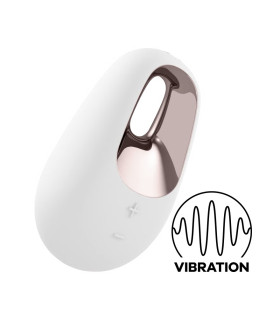 Вібратор для клітора Satisfyer White Temptation білий, 9.2 х 6 см - No Taboo