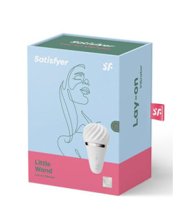 Вібратор для клітора Satisfyer Sweet Sensation у вигляді морозива, білий, 9.5 х 5.5 см - No Taboo