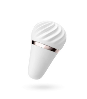 Вібратор для клітора Satisfyer Sweet Sensation у вигляді морозива, білий, 9.5 х 5.5 см - No Taboo