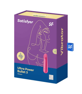 Вибропуля Satisfyer Ultra Power Bullet 3 розовая, 8.7 х 2.3 см - No Taboo
