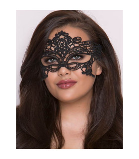 Маски на глаза Star Night кружевные, черные, 2 шт - No Taboo