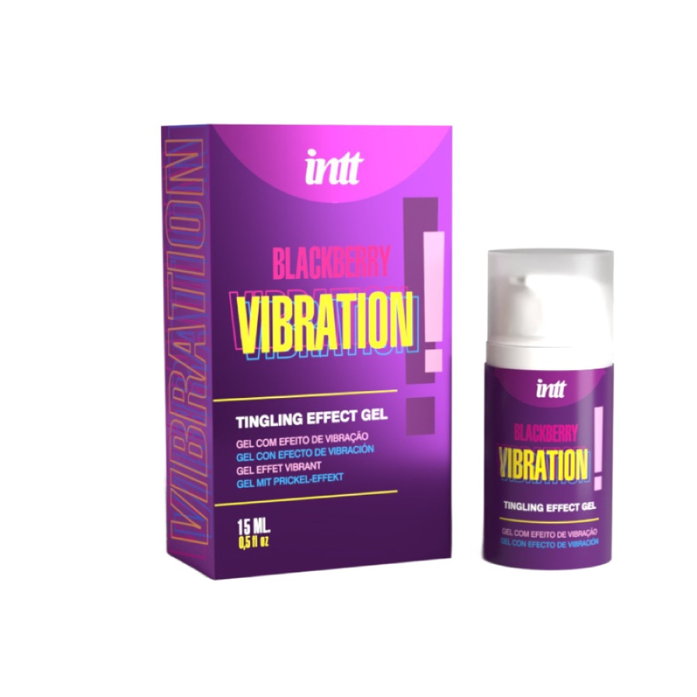Рідкий вібратор Intt Vibration Blackberry з ароматом ожини, 15 мл (338952), zoom