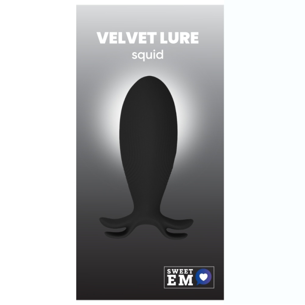 Анальный вибратор Sweet Em Squid черный, 10.2 х 3.1 см (338152), zoom