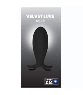 Анальный вибратор Sweet Em Squid черный, 10.2 х 3.1 см - No Taboo