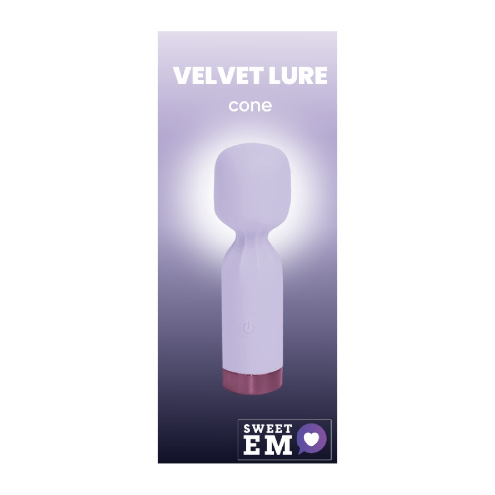 Мінівібратор-мікрофон Sweet Em фіолетовий, 12.5 х 3.8 см (338178), zoom