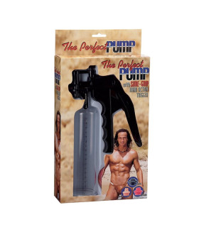 Вакуумная помпа Seven Creations с пистолетом, прозрачная, 17 х 5 см - No Taboo