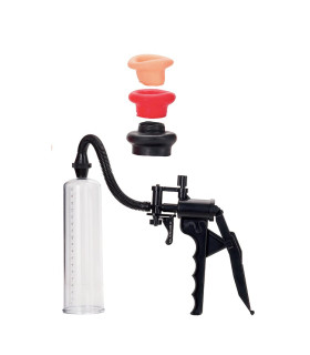 Вакуумная помпа Seven Creations с пистолетом, прозрачная, 17 х 5 см - No Taboo