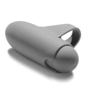 Вибратор на палец Bijoux Indiscrets Better Than Your Ex перезаряжаемый, серый, 7.5 х 2.5 см - No Taboo