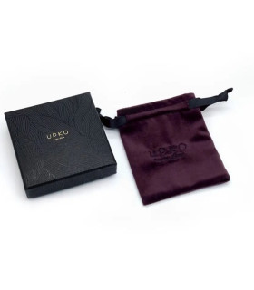 Кастомный брелок UPKO с позолотой 24К, итальянская кожа - No Taboo