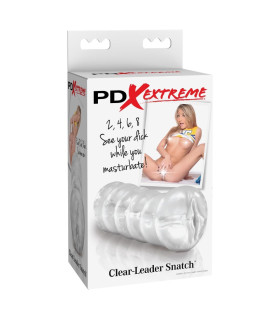 Мастурбатор-вагина Pipedream PDX Extreme прозрачный, 15 х 6 см (поврежденная упаковка) - No Taboo