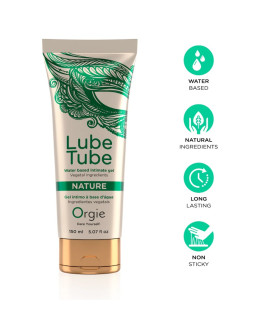 Натуральный лубрикант Orgie Lube Tube Nature на водной основе, 150 мл - No Taboo