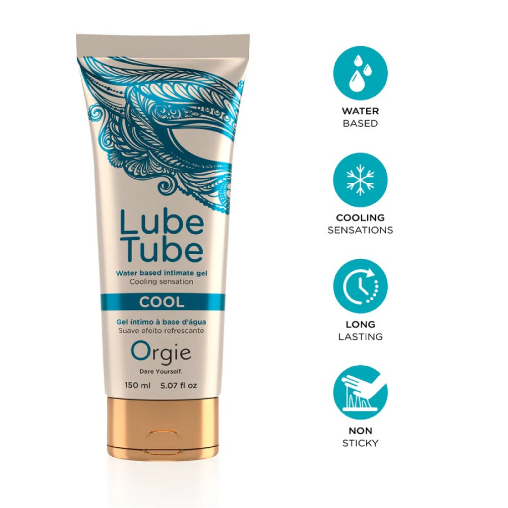 Охлаждающий лубрикант Orgie Lube Tube Cool на водной основе, 150 мл (30885), zoom