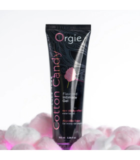 Съедобный лубрикант Orgie Lube Tube со вкусом сахарной ваты, 100 мл - No Taboo