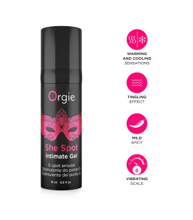 Возбуждающий гель Orgie She Spot для точки G, 15 мл - No Taboo