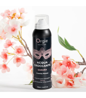 Пенка для массажа Orgie Acqua Croccante с ароматом сакуры, 150 мл - No Taboo