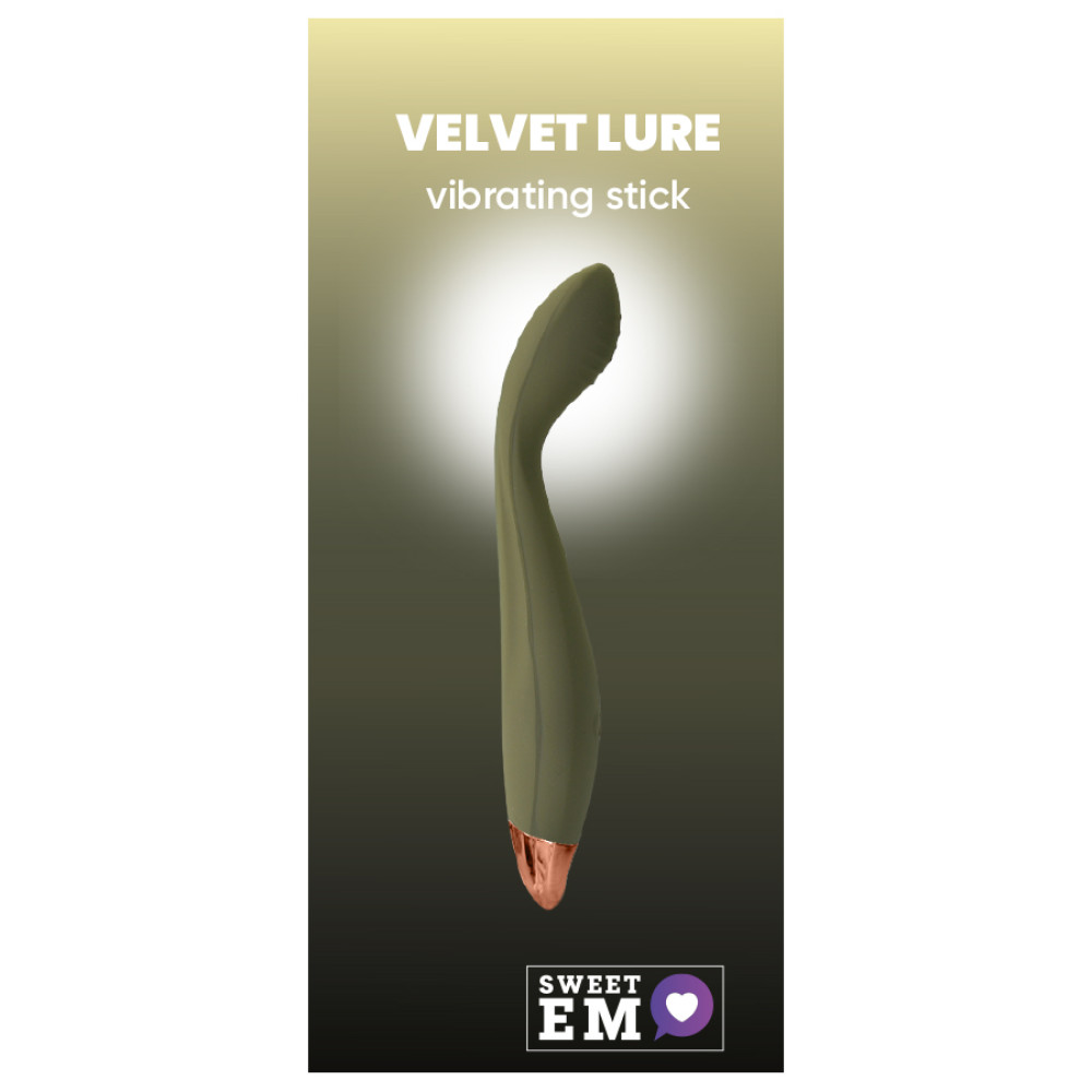 Вибратор для точки G Sweet Em Vibrating Stick зеленый, 18.5 х 3 см (215408), zoom