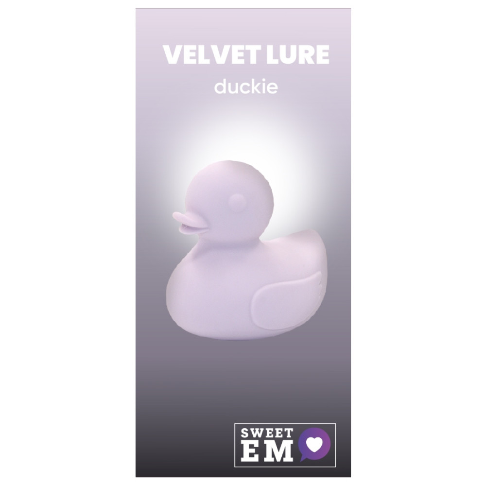 Вибратор для клитора Sweet Em Duckie в виде уточки, лавандовый, 7.5 х 6 см (220969), zoom