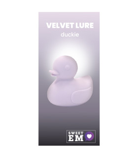 Вибратор для клитора Sweet Em Duckie в виде уточки, лавандовый, 7.5 х 6 см - No Taboo
