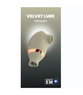 Вакуумный стимулятор клитора Sweet Em Vacuum с подвижным язычком, зеленый, 8.2 х 4.9 см - No Taboo