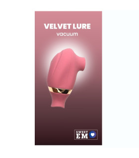 Вакуумный стимулятор клитора Sweet Em Vacuum с подвижным язычком, розовый, 8.2 х 4.9 см - No Taboo