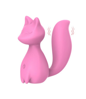 Минивибратор для клитора Every Night Toys Doris в форме лисички, светло-розовый, 8 х 3.5 см - No Taboo