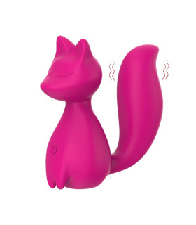 Минивибратор для клитора Every Night Toys Doris в форме лисички, розовый, 8 х 3.5 см - No Taboo