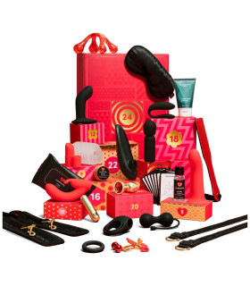 Адвент-календар для пар на 24 дні Lovehoney X Womanizer X We-Vibe Couple’s Advent Calendar 2025, 24 предмети - No Taboo