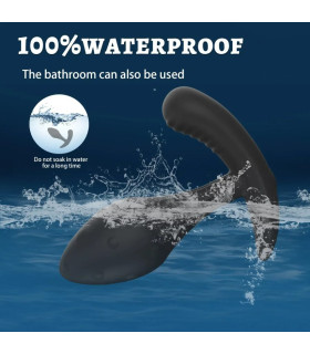 Вибромассажер простаты Every Night Toys Miah с пультом, черный, 10.3 х 3.6 см - No Taboo