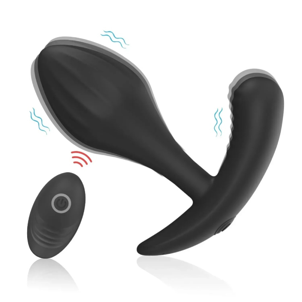 Вибромассажер простаты Every Night Toys Miah с пультом, черный, 10.3 х 3.6 см (341018), zoom