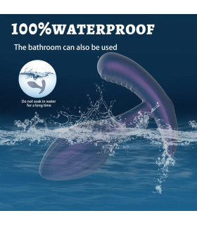 Вибромассажер простаты Every Night Toys Miah с пультом, синий, 10.3 х 3.6 см - No Taboo