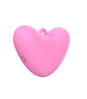 Мини-вибратор для клитора Every Night Toys Eileen в форме сердца, светло-розовый, 6.1 х 4.7 см - No Taboo