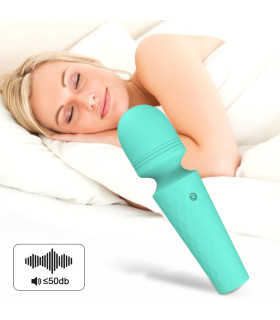 Мини-вибратор-микрофон Every Night Toys Sharon бирюзовый, 11 х 2.9 см - No Taboo