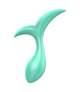 Анальный вибратор Every Night Toys Sally с пультом, бирюзовый, 11.7 х 3.3 см - No Taboo