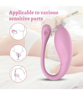 Виброяйцо Every Night Toys Isadora с пультом, лавандовое, 24 х 3.6 см - No Taboo